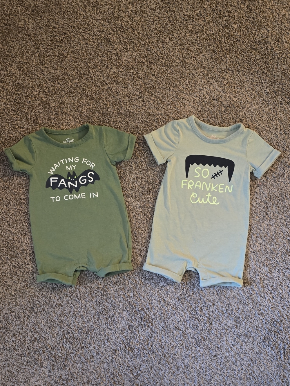3-6M Halloween Rompers